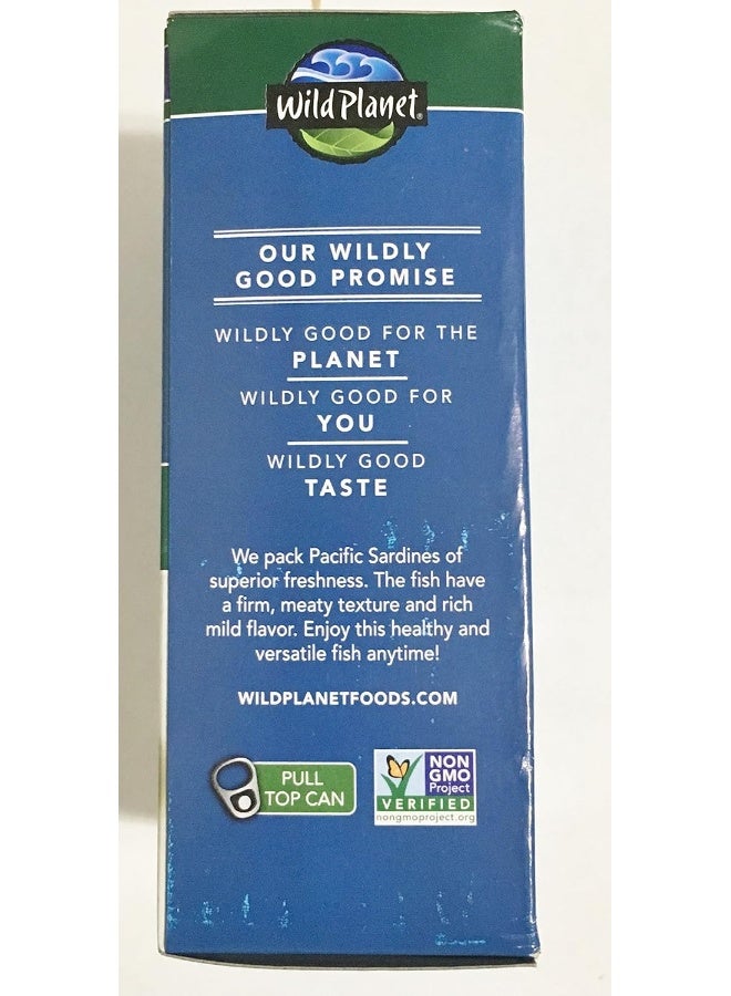 Wild Planet Wild Pacific Sardines in Extra Virgin Olive Oil - Image 3
